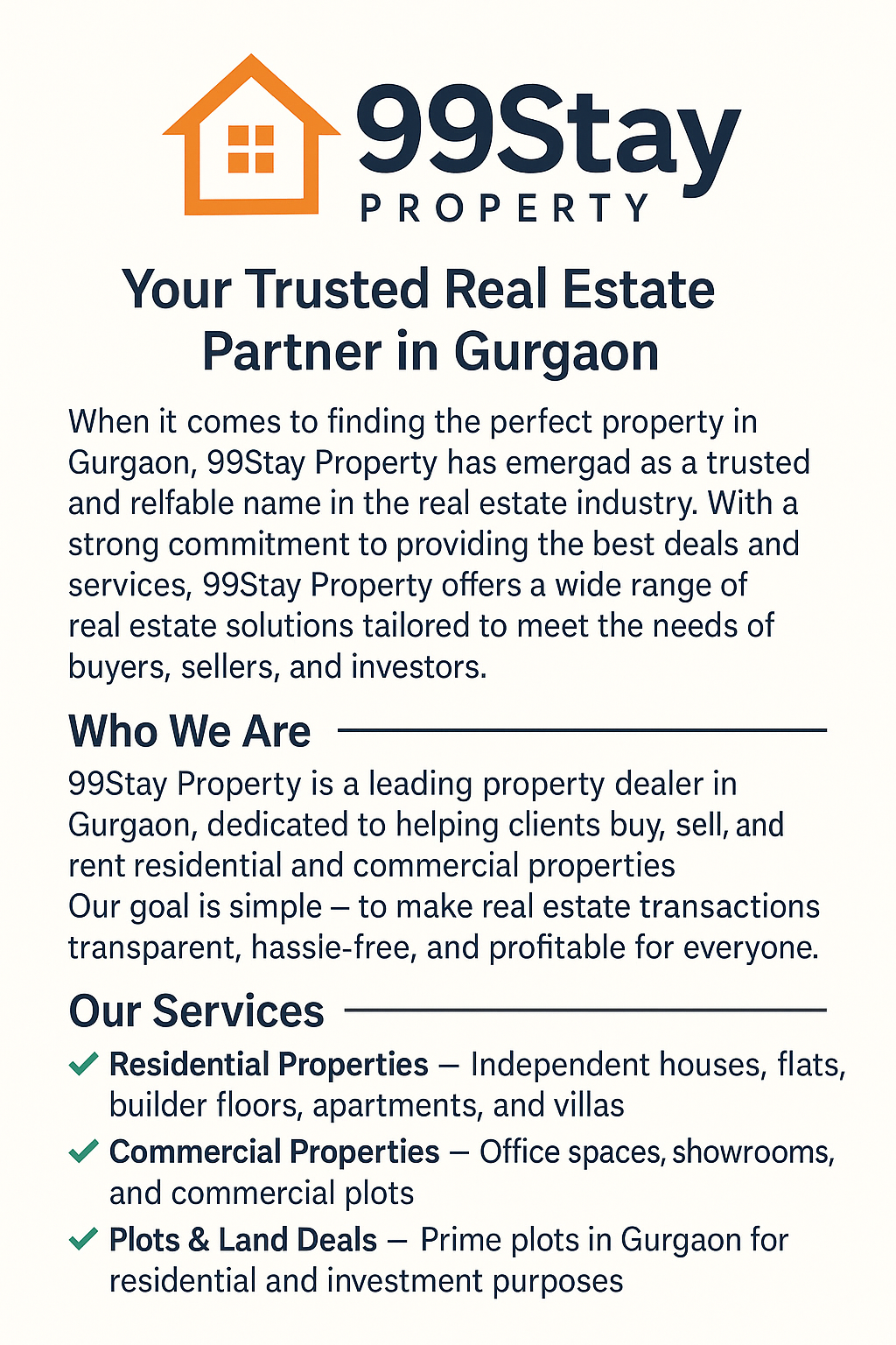 99stay buy property in Gurgaon